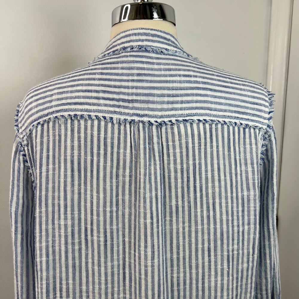 Sundance NWT Women's Trouvaille Tunic Boho Top Striped Coastal Coverup Size XL - Picture 9 of 16